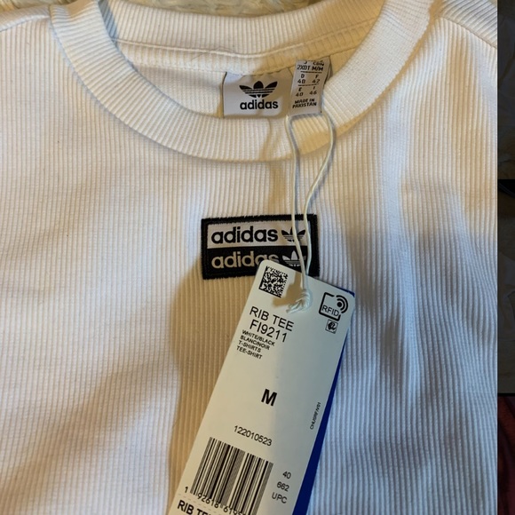 Adidas Ribbed Tee - Picture 3 of 5